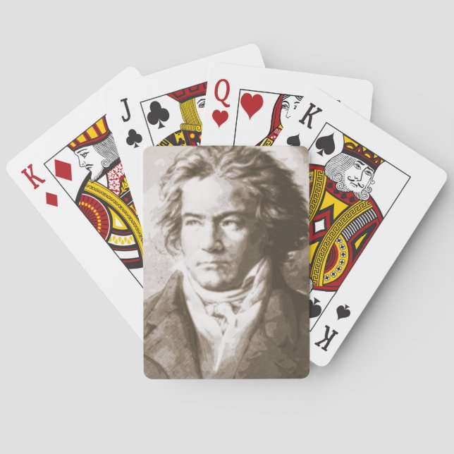 Baralho Beethoven Na Sepia (Verso)
