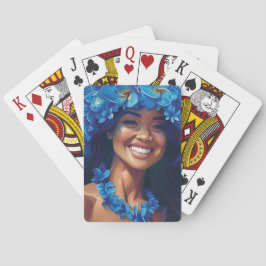 Baralho Bela em Cartões Azuis