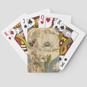 Baralho Bela Lua - Mulher com Flor Branca e Lua