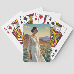 Baralho Bela Paisagem com Arte Espiritual Feminina