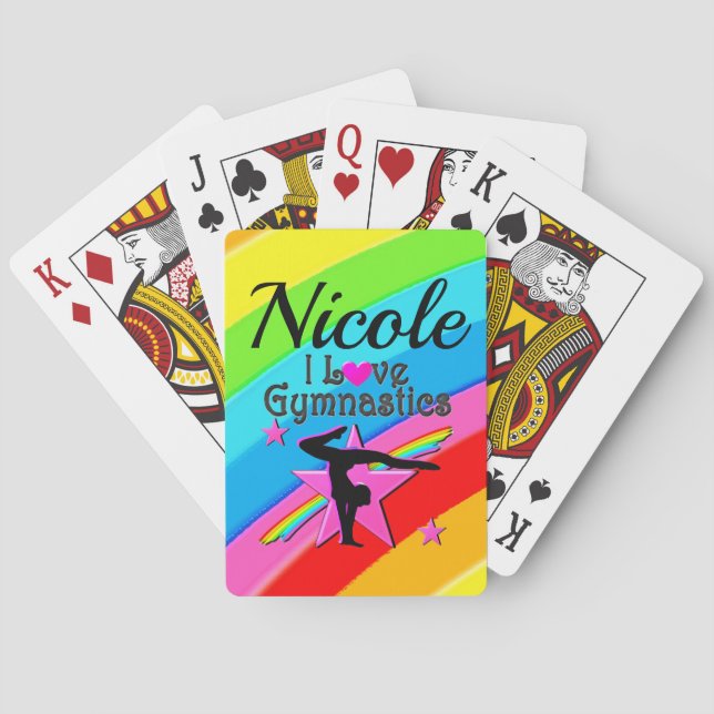 BARALHO BELA PERSONALIZAÇÃO EU AMO DESIGN GINÁSTICA (Verso)
