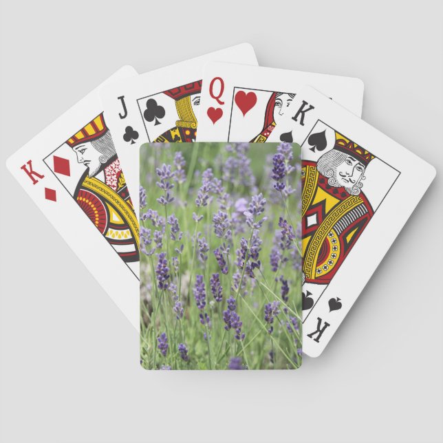 Baralho Belas Cartas de Jogar Lavanda (Verso)