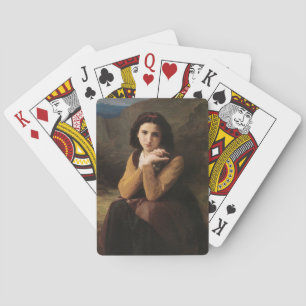 Baralho Beleza reflexiva (Mignon pensativo) Bouguereau