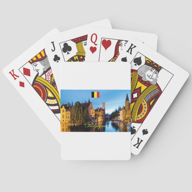 Baralho Belga Medieval Bruges - Foto Pro (Verso)