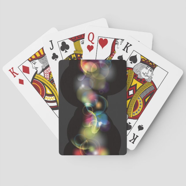 Baralho Belo Abstrato de Cartões de Jogar (Verso)