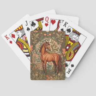 Baralho Belo Cavalo Marrom William Morris Inspirou
