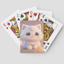 Belo Gatinho Branco Fofinho de Olhos Grandes