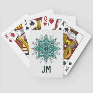 Baralho Belo Turquoise Mandala design