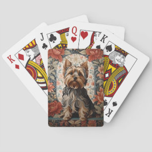 Baralho Belo Yorkie Yorkshire Terrier Portrait