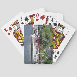 Baralho Belos Barcos e Barcos Jogando Cartas