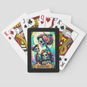 Baralho Bendito Mãe Skeleton Mulheres Tarot Cartões Poker