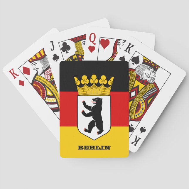 Baralho Berlin Flag Games, Alemanha, Berlin Play Cards (Verso)
