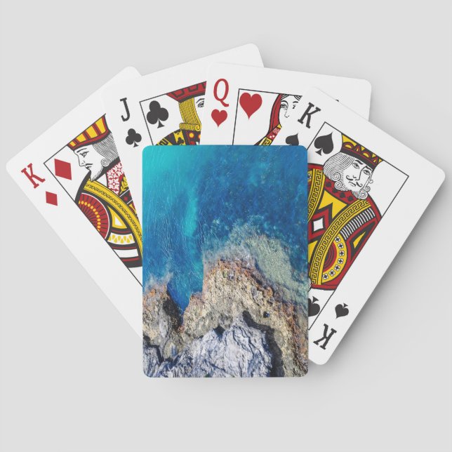 Baralho Bermudas Watts & Rocky Shoreline Play Cards (Verso)