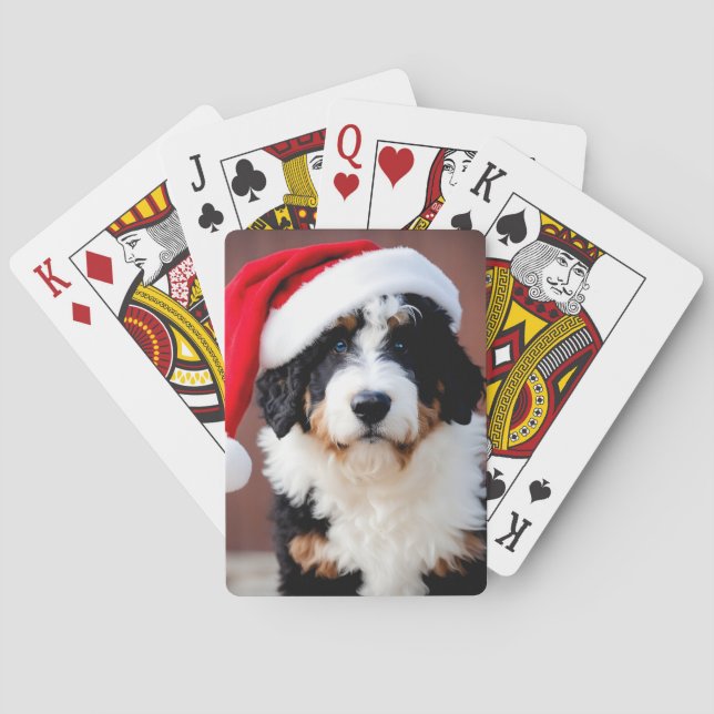 Baralho Bernedoodle Christmas (Verso)