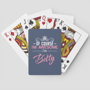 Baralho Betty, claro que sou incrível. Sou Betty name.