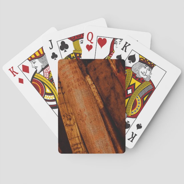 Baralho Biblioteca Antiga e Livros de Antiguidade (Verso)