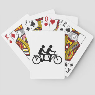 Baralho Bicicleta em tandem da bicicleta