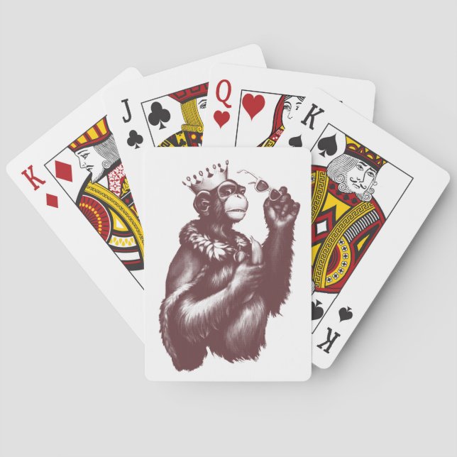 Baralho Big Chimpin' (Monocromo) (Verso)