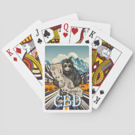 Baralho Bigfoot Ama Cartas de Jogar da Califórnia Monogram