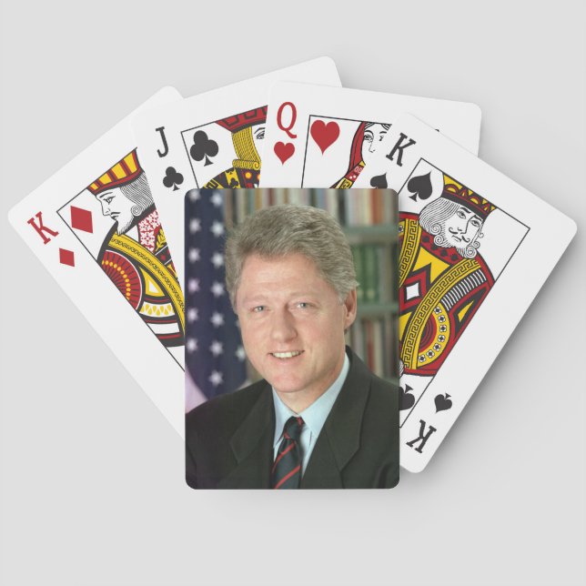 Baralho Bill Clinton (Verso)