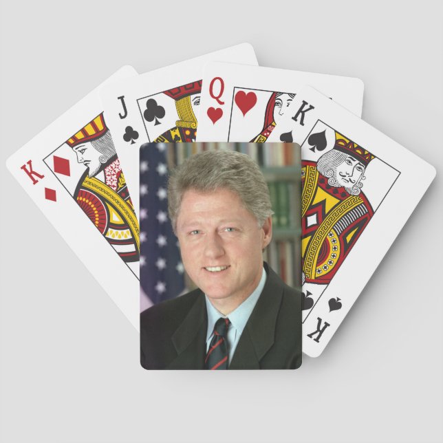 Baralho Bill Clinton (Verso)