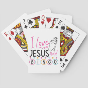 Baralho Bingo Player Jesus Faith Christian Adoro Jesus An