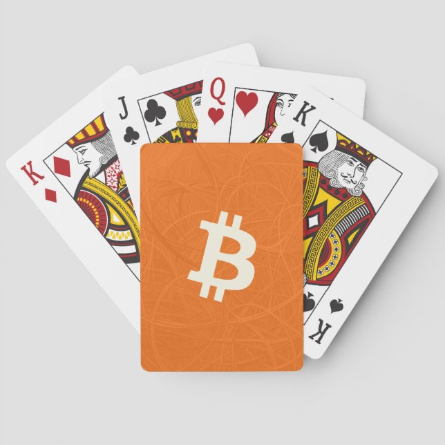 Baralho Bitcoin Clássico Laranja (Neurônio) (Verso)
