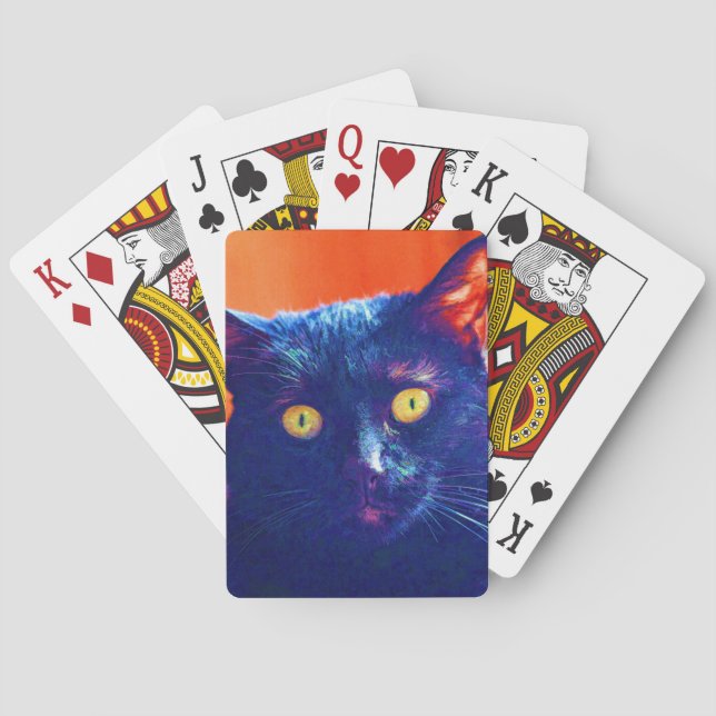 Baralho Black Cat Lucky Felice Art (Verso)