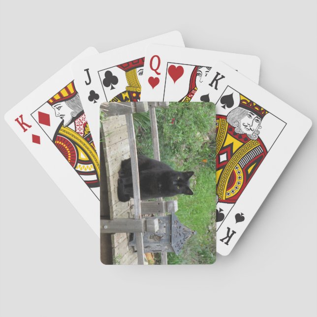 Baralho Black Cat on Bridge Playing Cards (Verso)