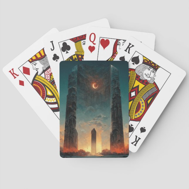 Baralho Black Gate Fantasy Sci-Fi Art (Verso)