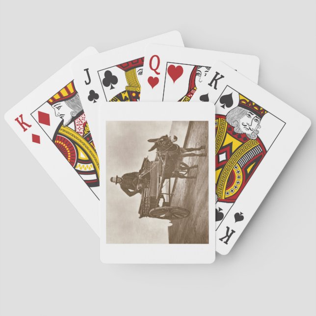 Baralho Black Jack, de "Street Life in London", 1877-78 (Verso)