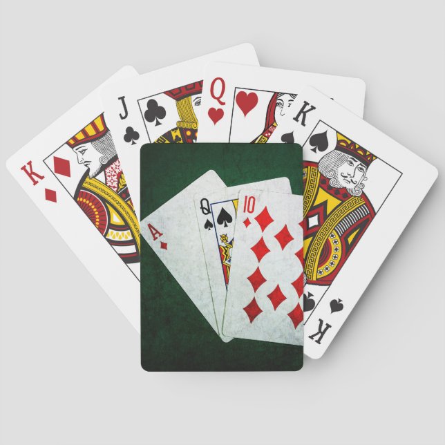 Baralho Blackjack 21 ponto - Ace, Queen, Dez (Verso)