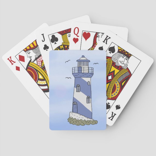 Baralho blauer Leuchtturm (Verso)