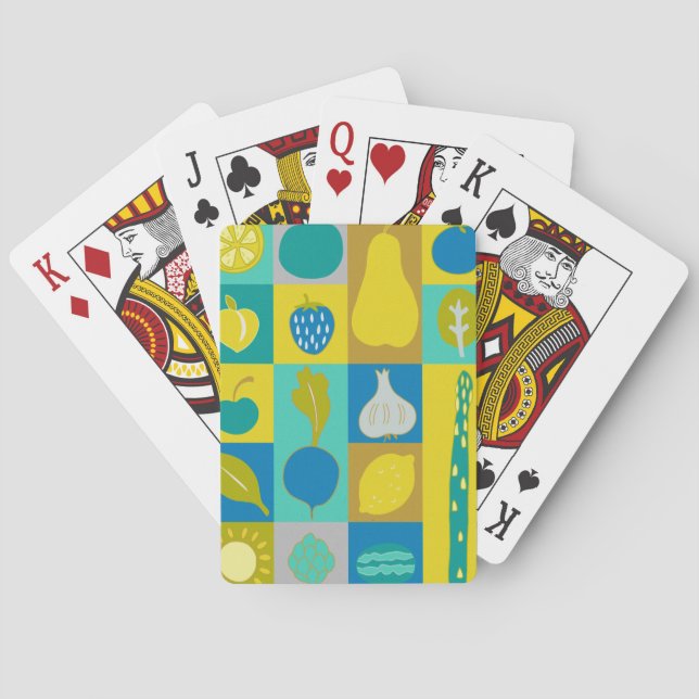 Baralho Blocos de vegetais I (Verso)