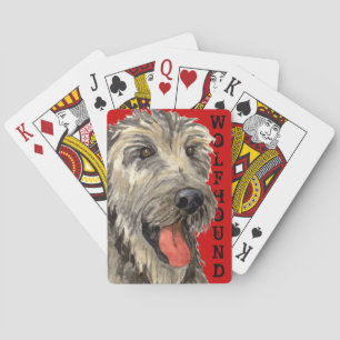 Baralho Bloqueio de Cor do Wolfhound Irlandês