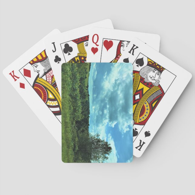 Baralho Blue Ridge Parkway perto de Floyd, Virginia (Verso)