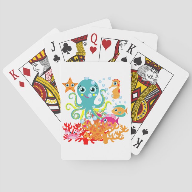 Baralho Boa vinda ao oceano (Verso)