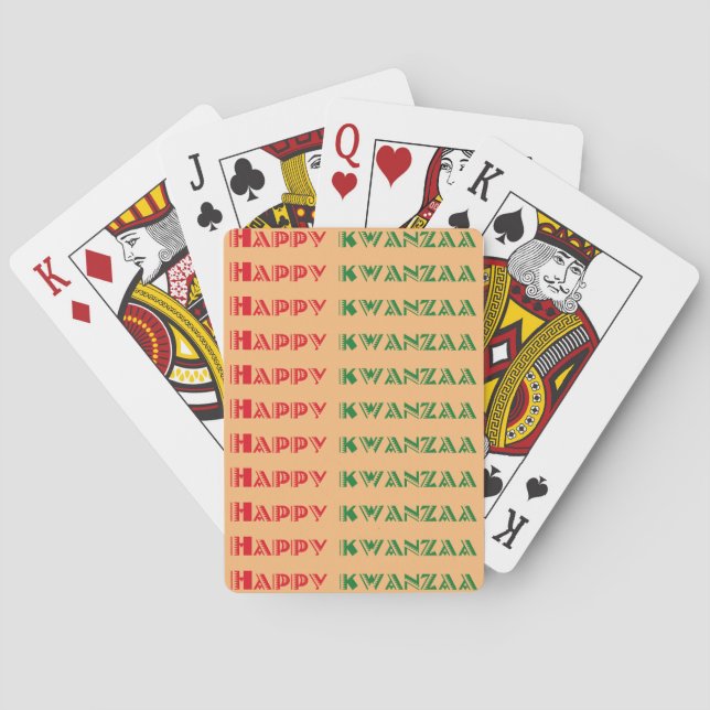 Baralho Boas Festas Kwanzaa 2 (Verso)