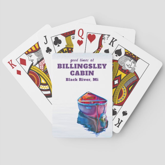 Baralho Boas Vezes da Canoa Vermelha (Verso)