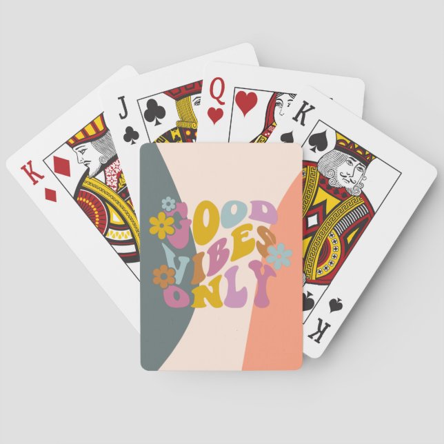 Baralho Boas Vibes Apenas Citação Retroativa 60s Hippie De (Verso)