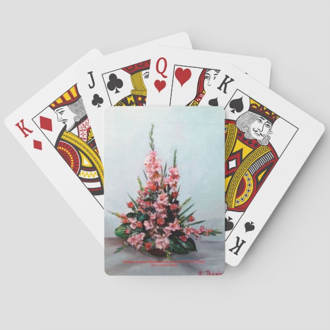 Baralho Bodegón de flores/Still life of flowers (Verso)