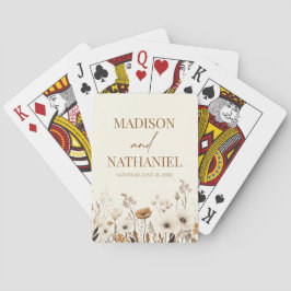 Baralho Boho Wildflower Fllower Floral Casamento