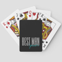 Bold Letters "Melhor Homem" Festa de casamento Per