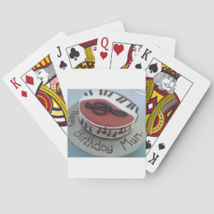 Baralho Bolo de mãe de aniversário feliz