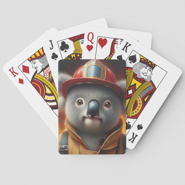 Baralho Bombeiro Koala (Verso)