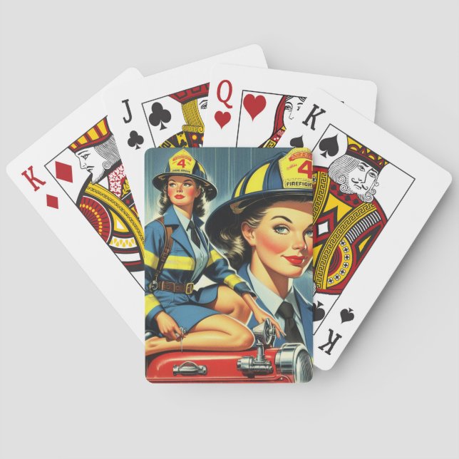 Baralho Bombeiro Vintage (Verso)