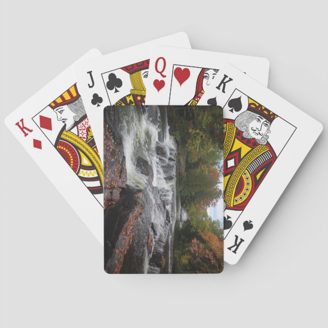 Baralho Bond Falls Cascades jogando cartas (Verso)