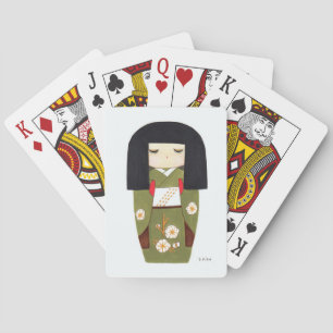 Baralho Boneca Kokeshi Japonesa
