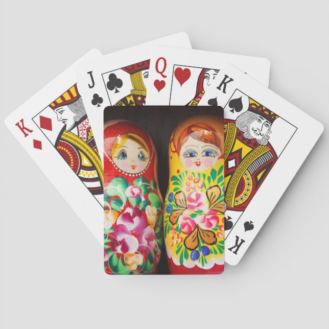 Baralho Bonecas Coloridas Matryoshka (Verso)
