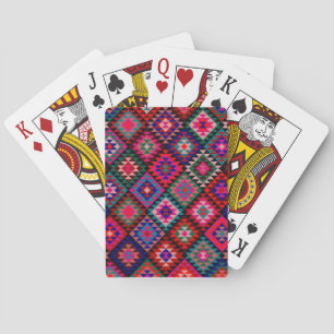 Baralho Bonito deck de padrões de Kilim das placas